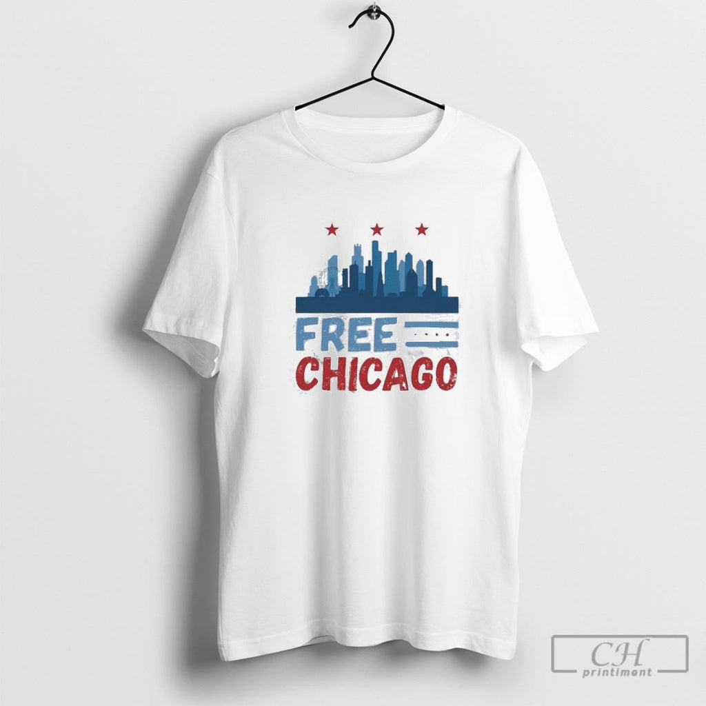 Free Chicago Protest Political Shirt Sweater Unisex T-shirt, Sweatshirt, Hoodie, Long Sleeve Tee - T-Shirt, Sweatshirt, Hoodie