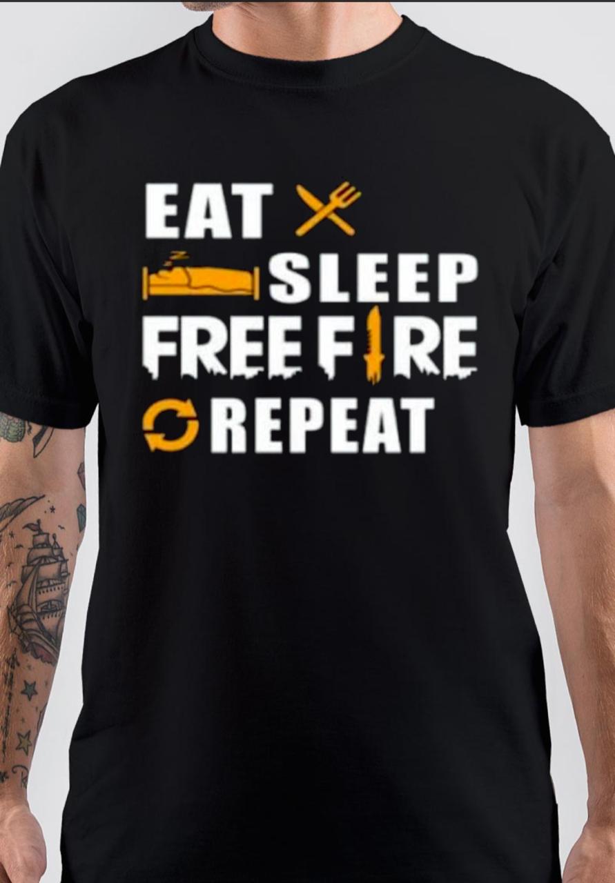 Free Fire Black T-Shirts, Hoodie, Sweatshirt - T-Shirt, Sweatshirt, Hoodie