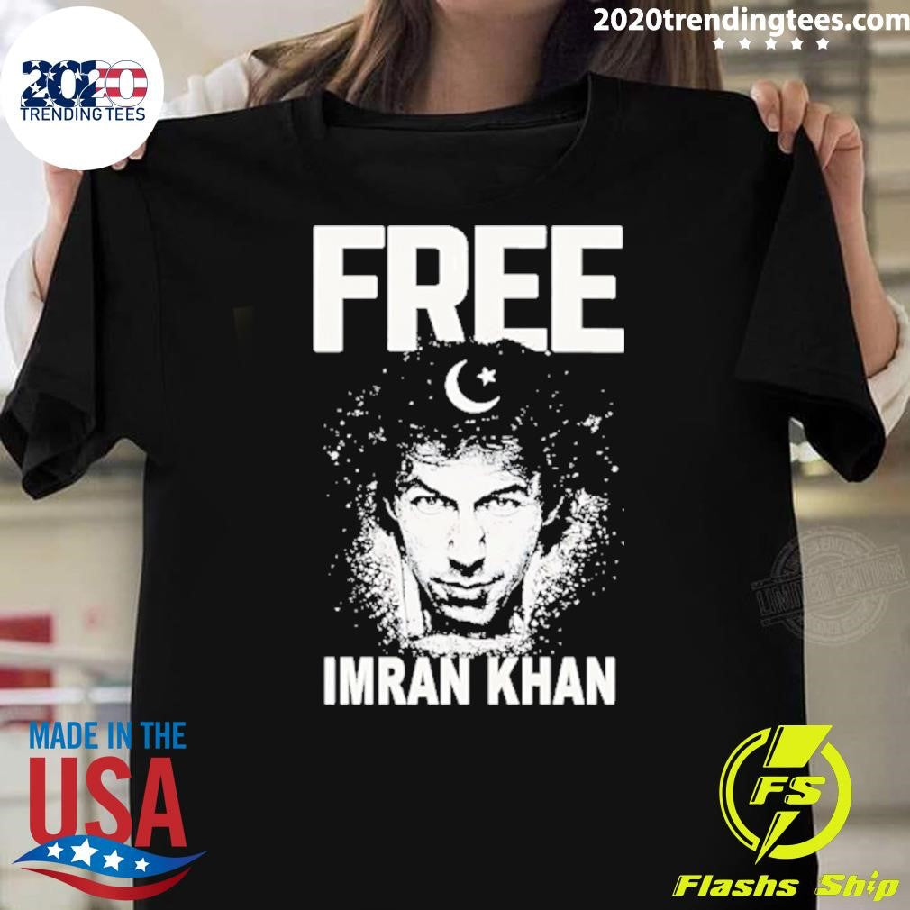 Free Imran Khan Graphic Shirt Unisex T-shirt, Sweatshirt, Hoodie, Long Sleeve Tee - T-Shirt, Sweatshirt, Hoodie