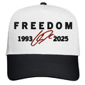 Freedom Charlie Kirk Red Signature 1993 2025 Faith USA Christian Embroidery Five Panel Snapback Cap Everyday & Events T-Shirts, Hoodie, Sweatshirt - T-Shirt, Sweatshirt, Hoodie