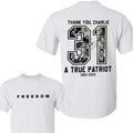 Freedom Charlie Kirk Shirt True Patriot Rest Peace Charlie Kirk Thank You Charlie T-Shirts, Hoodie, Sweatshirt - T-Shirt, Sweatshirt, Hoodie