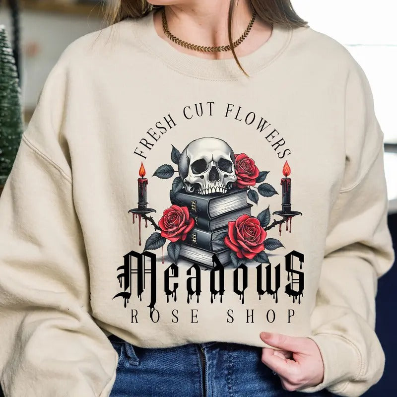 Fresh Cut Flowers Meadows Rose Shop Haunting Adeline Zade Meadows Romance Stars Dark Romance T-Shirts, Hoodie, Sweatshirt - T-Shirt, Sweatshirt, Hoodie
