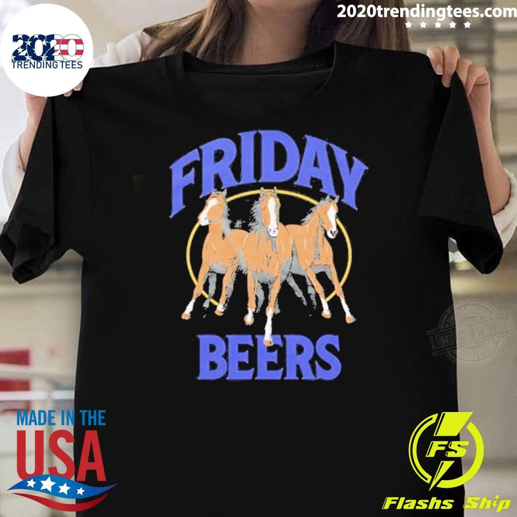Friday Beers Derby Horse Shirt Unisex T-shirt, Sweatshirt, Hoodie, Long Sleeve Tee - T-Shirt, Sweatshirt, Hoodie
