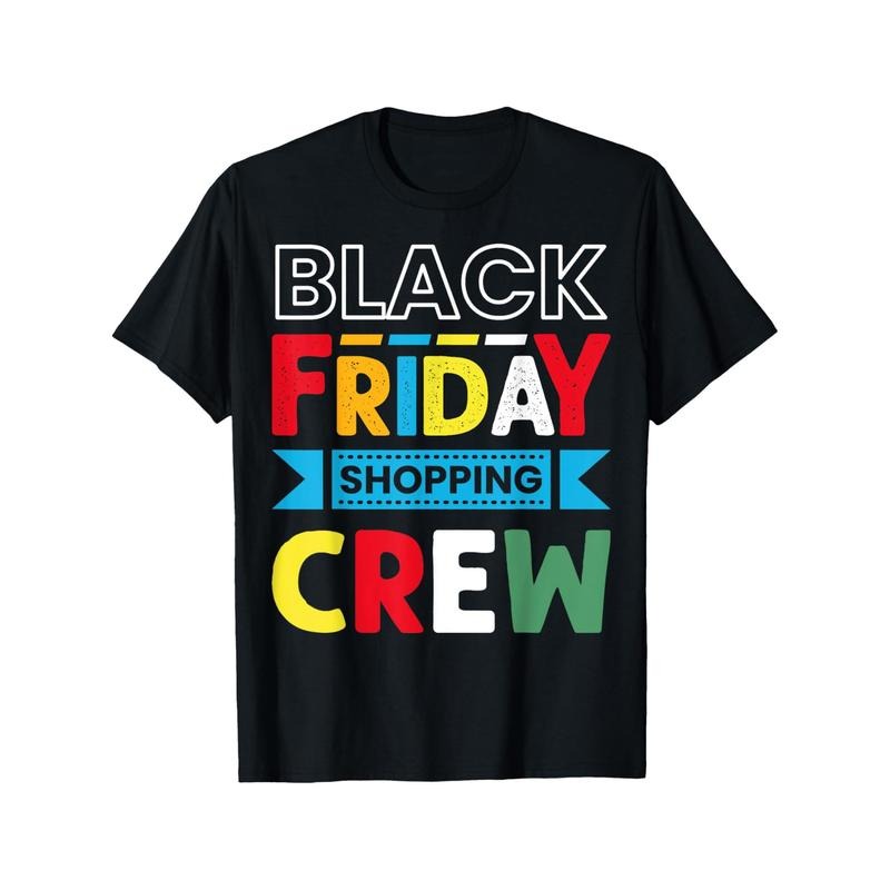 Friday Shopping Crew Cotton Crew Neck Geometric Pattern Slight Stretch Knit Fabric Minimalist Regular Fit Sports Beach Parties Yoga Fishing Volleyball Tennis Golf Diwali Four Seasons Top Made USA T-Shirts, Hoodie, Sweatshirt - T-Shirt, Sweatshirt, Hoodie