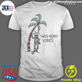 Frog Alien Weekends Vibes Shirt Unisex T-shirt, Sweatshirt, Hoodie, Long Sleeve Tee - T-Shirt, Sweatshirt, Hoodie