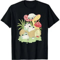 Frog Lying Mushroom Cute Frog Lover Made USA T-Shirts, Hoodie, Sweatshirt - T-Shirt, Sweatshirt, Hoodie