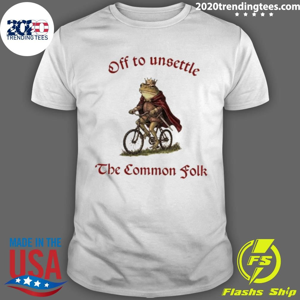 Frog Meme Off To Unsettle The Common Folk Vintage Shirt Unisex T-shirt, Sweatshirt, Hoodie, Long Sleeve Tee - T-Shirt, Sweatshirt, Hoodie