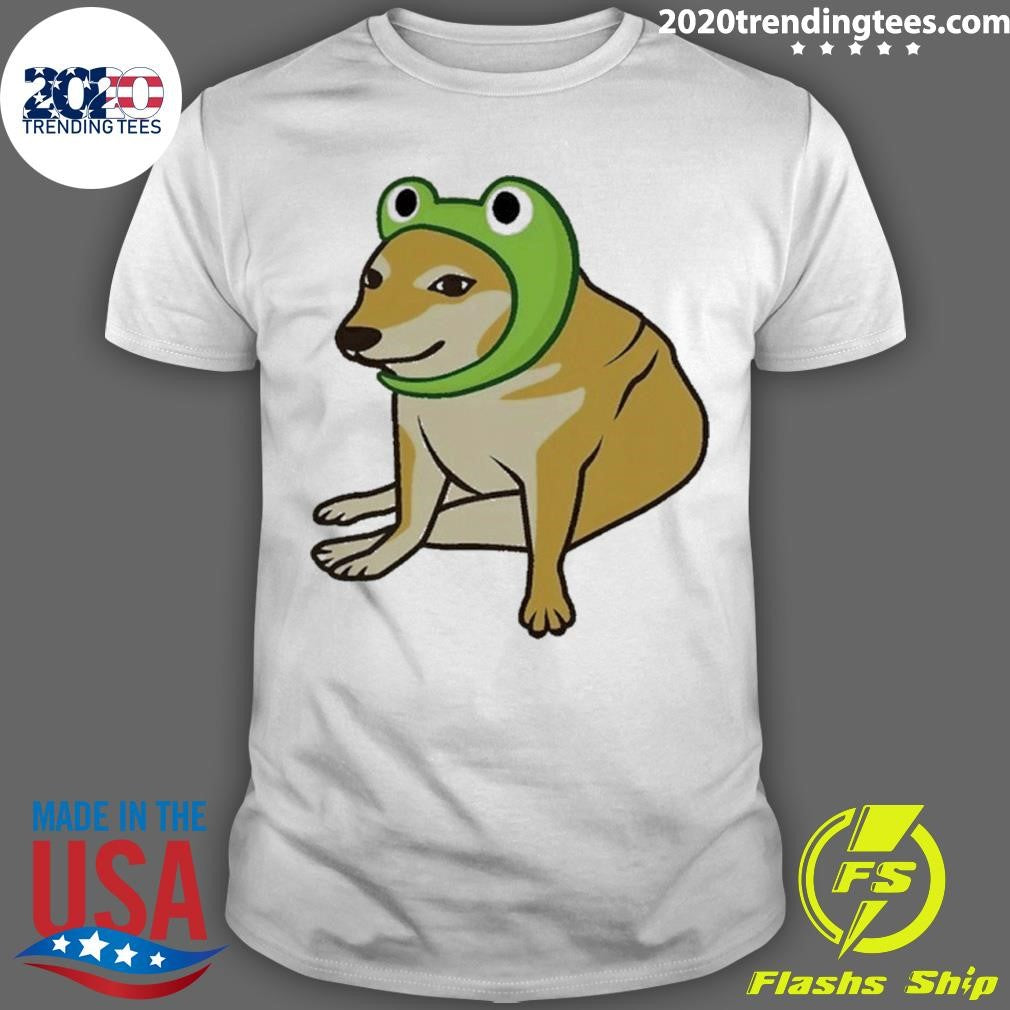 Froggy Cheems Meme Shirt Unisex T-shirt, Sweatshirt, Hoodie, Long Sleeve Tee - T-Shirt, Sweatshirt, Hoodie