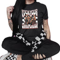 Fu$K Your Skanky Energy Tie Dye Black Punk Alt Grunge Goth Skeleton T-Shirts, Hoodie, Sweatshirt - T-Shirt, Sweatshirt, Hoodie
