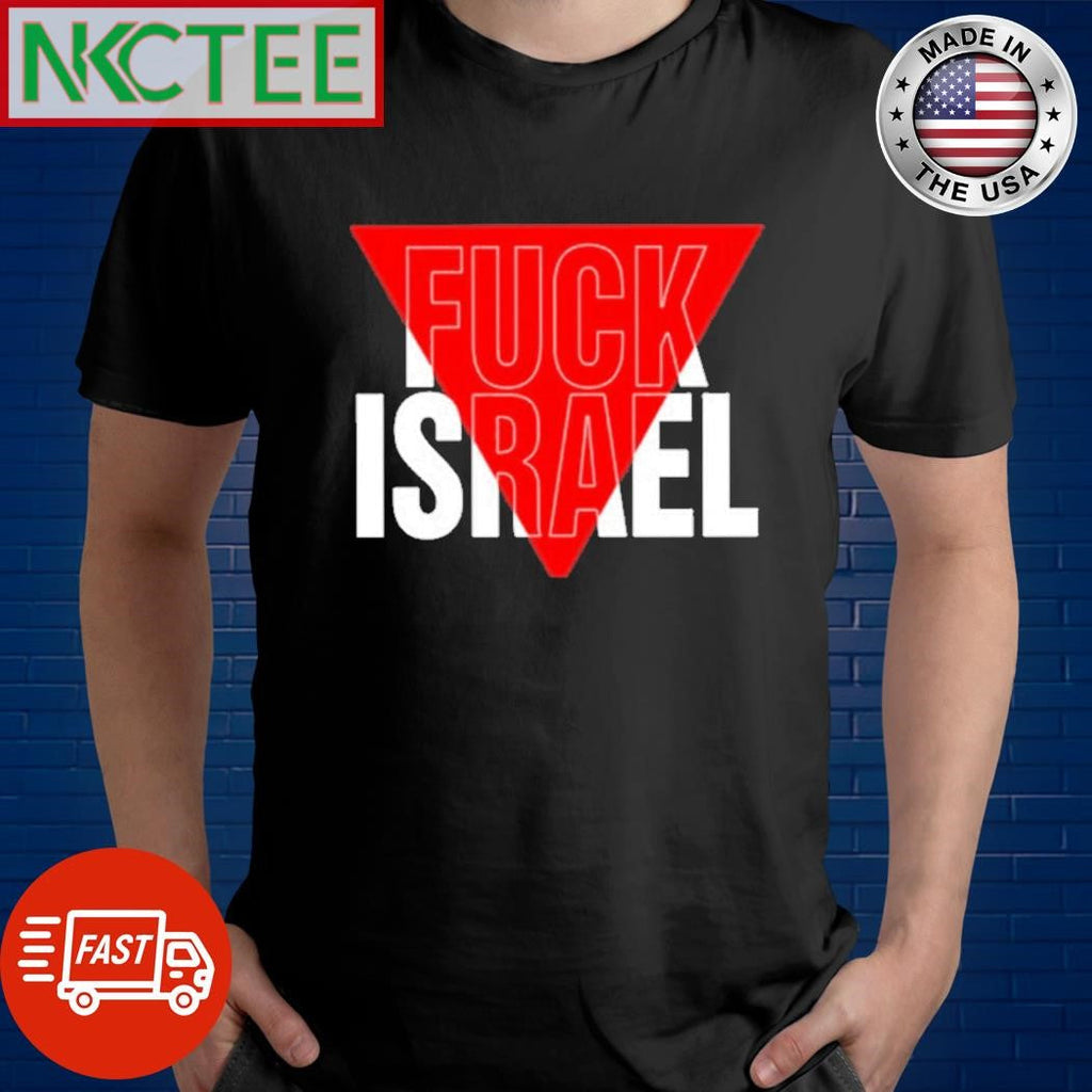 Fuck Israel Red Triangle Shirt Unisex T-shirt, Sweatshirt, Hoodie, Long Sleeve Tee - T-Shirt, Sweatshirt, Hoodie