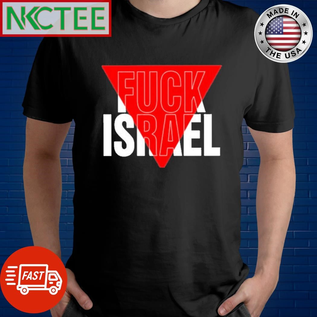 Fuck Israel Red Triangle Shirt Unisex T-shirt, Sweatshirt, Hoodie, Long Sleeve Tee - T-Shirt, Sweatshirt, Hoodie