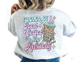 Fueled Iced Coffee Anxiety Top Fit Womenswear T-Shirts, Hoodie, Sweatshirt - T-Shirt, Sweatshirt, Hoodie