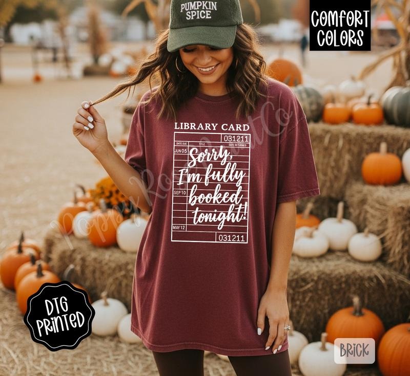 Fully Booked Tonight Comfort Colors Book Reading T-Shirts, Hoodie, Sweatshirt - T-Shirt, Sweatshirt, Hoodie