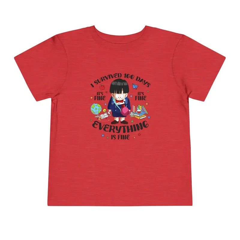 Funny 100th Day Everything Is Fine I Survived 100 Days Teacher Shirt Back School Humor Funny Teacher T-Shirts, Hoodie, Sweatshirt - T-Shirt, Sweatshirt, Hoodie