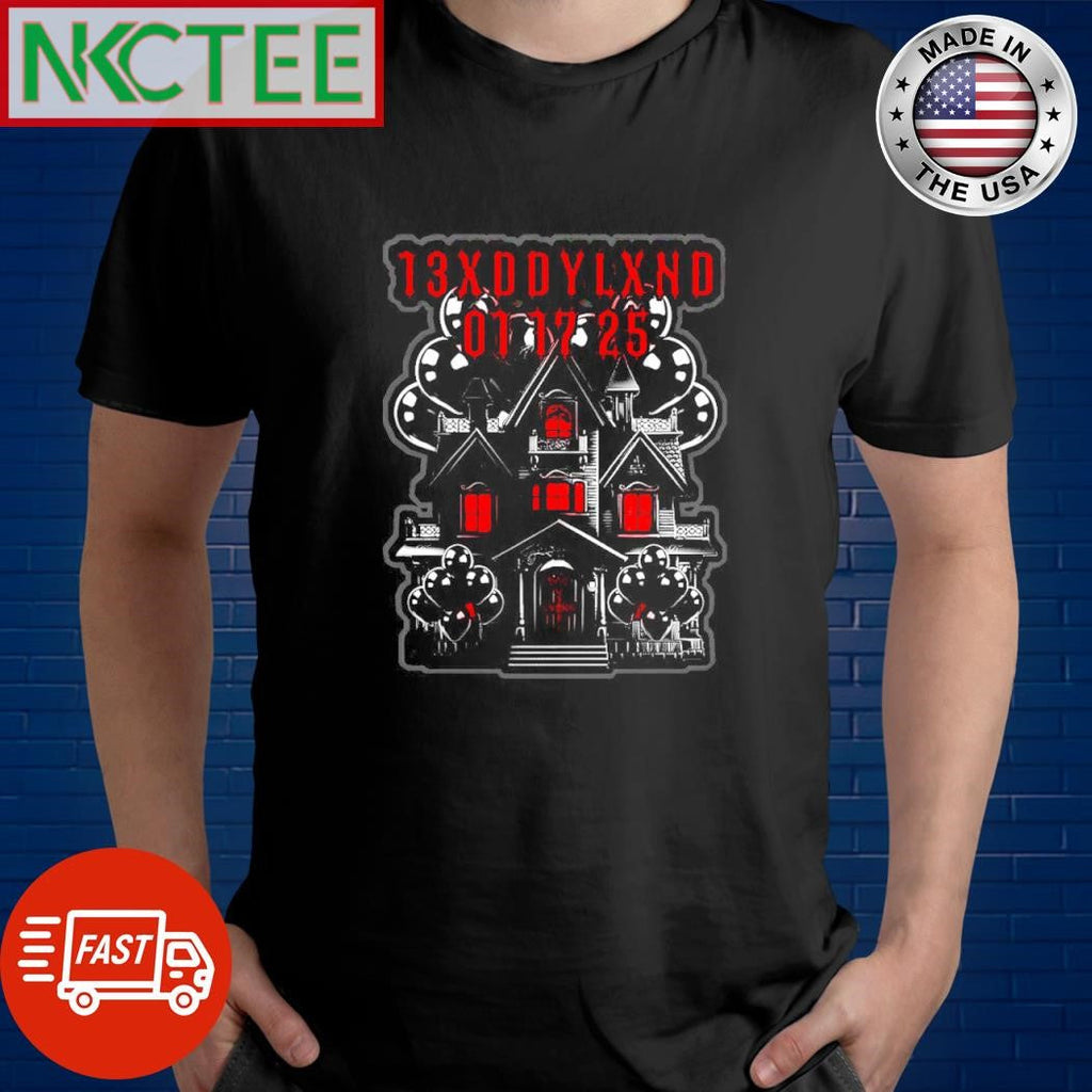 Funny 13XDDYLXND 01 17 25 house horror paint shirt Unisex T-shirt, Sweatshirt, Hoodie, Long Sleeve Tee - T-Shirt, Sweatshirt, Hoodie