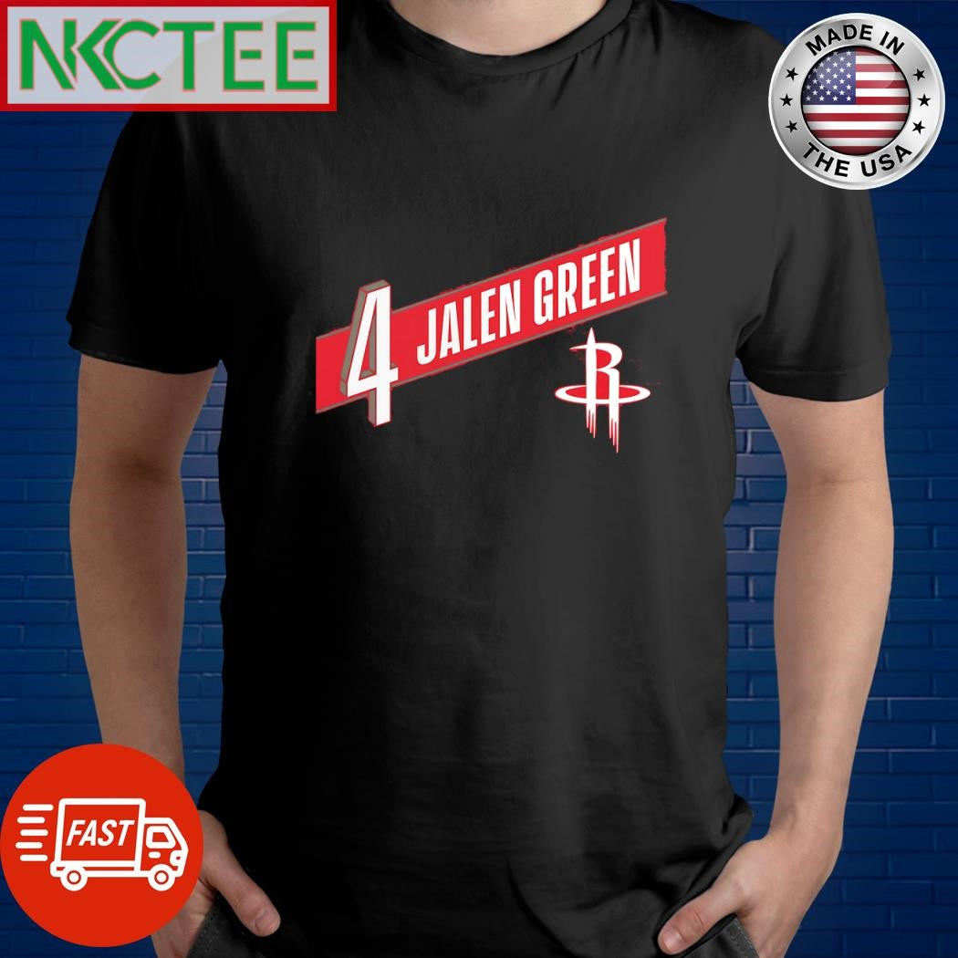Funny 4 Jalen Green Houston Rockets R shirt Unisex T-shirt, Sweatshirt, Hoodie, Long Sleeve Tee - T-Shirt, Sweatshirt, Hoodie