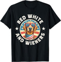Funny 4th July Shirts Funny Dachshund Red White Wieners Weiner Dog 4th July Menswear Top Casual Cotton T-Shirts, Hoodie, Sweatshirt - T-Shirt, Sweatshirt, Hoodie