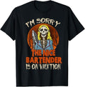 Funny Bar Shirts Nice Bartender Scary Skeleton Bearding Halloween Menswear Top Funny Shirts Night Out Casual Classic T-Shirts, Hoodie, Sweatshirt - T-Shirt, Sweatshirt, Hoodie