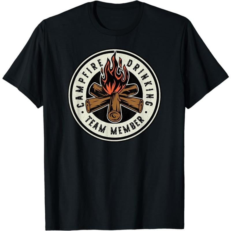 Funny Camping Shirts Campfire Drinking Team Shirts Fun Comfort Colors T-Shirts, Hoodie, Sweatshirt - T-Shirt, Sweatshirt, Hoodie