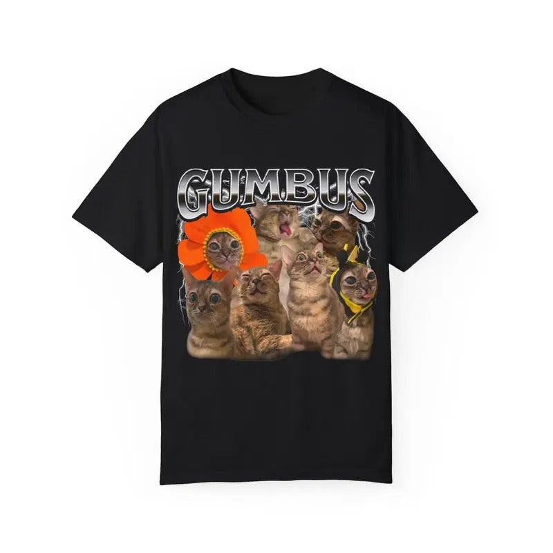 Funny Cat GUMBUS Cat Lovers Cute Animal Shirt Cotton Menswear Soft T-Shirts, Hoodie, Sweatshirt - T-Shirt, Sweatshirt, Hoodie