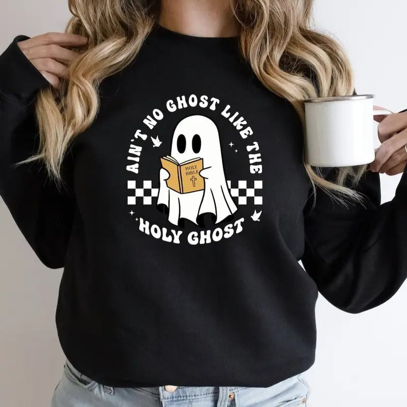 Funny Christian Halloween Religious Halloween Shirt Cute Ghost Funny Christian Christian Catholic T-Shirts, Hoodie, Sweatshirt - T-Shirt, Sweatshirt, Hoodie