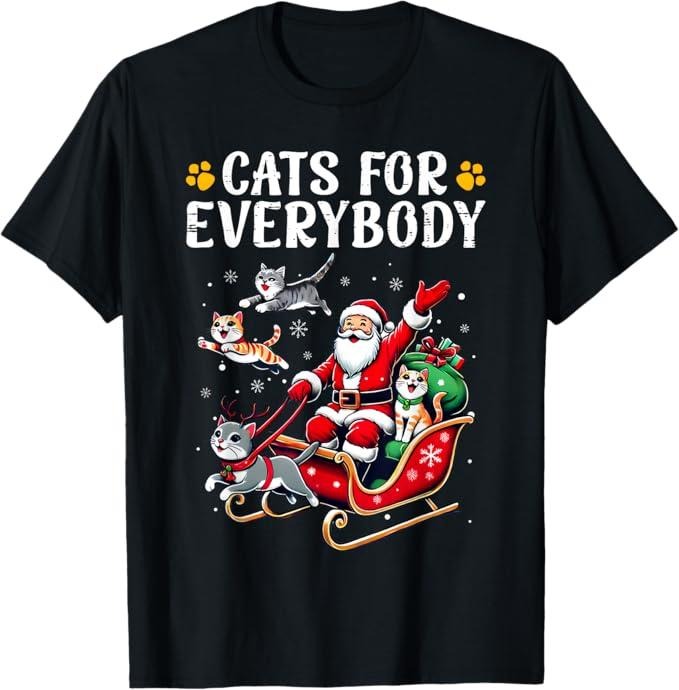 Funny Shirt Cats Everybody Cat Funny Xmas Santa Menswear Top T-Shirts, Hoodie, Sweatshirt - T-Shirt, Sweatshirt, Hoodie