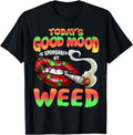Funny Cool Sexy Lips Weed Cannabis Marijuana Leaves Smoking T-Shirts, Hoodie, Sweatshirt - T-Shirt, Sweatshirt, Hoodie