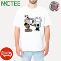 Funny Cuphead and The Knight Hollow Knight shirt Unisex T-shirt, Sweatshirt, Hoodie, Long Sleeve Tee - T-Shirt, Sweatshirt, Hoodie