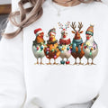 Funny Cute Chickens Xmas Farm Cute Chicken Cute Xmas Cozy Chicken T-Shirts, Hoodie, Sweatshirt - T-Shirt, Sweatshirt, Hoodie