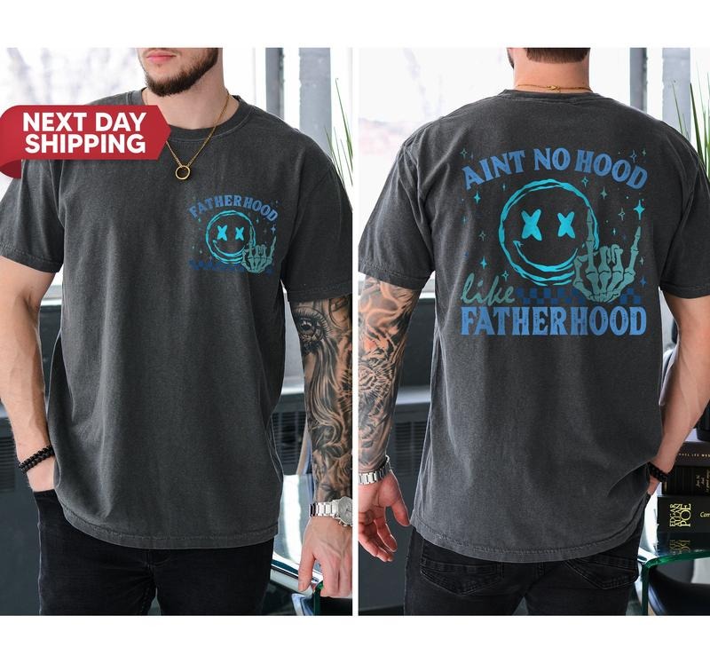 Funny Dad Ain'T No Hood Like Fatherhood Funny Shirt Sarcastic Retro Shirt Dad Fatherhood Shirt Cool Dad Club TK43GN T-Shirts, Hoodie, Sweatshirt - T-Shirt, Sweatshirt, Hoodie