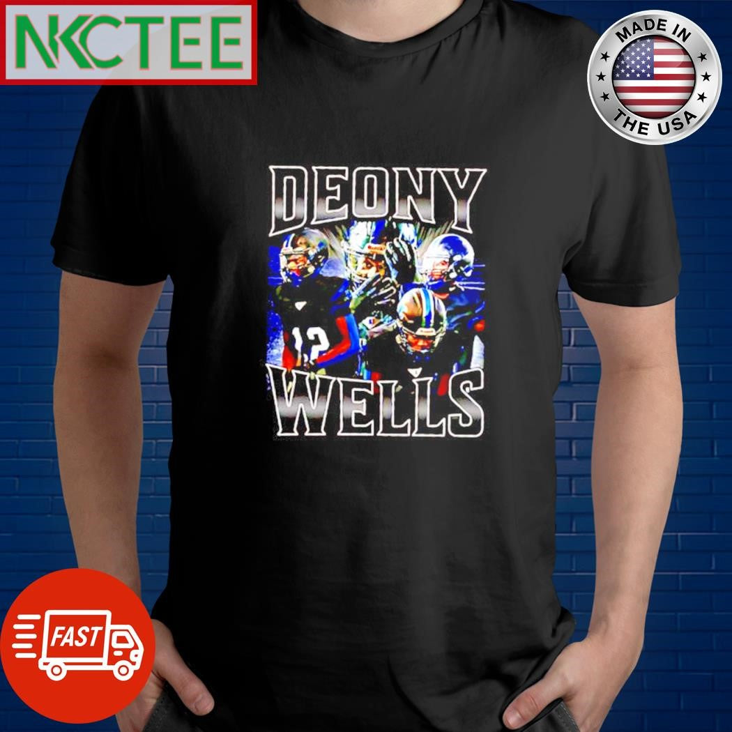 Funny Deony Wells 12 college football shirt Unisex T-shirt, Sweatshirt, Hoodie, Long Sleeve Tee - T-Shirt, Sweatshirt, Hoodie