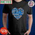 Funny Detroit Lions Adams Vildor Sewell Vaki Robinson II Heart 2024 shirt Unisex T-shirt, Sweatshirt, Hoodie, Long Sleeve Tee - T-Shirt, Sweatshirt, Hoodie