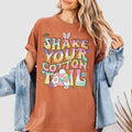 Funny Easter Shirt Shake Your Cotton Tail Retro Tie Dye Bunny Cute Easter T-Shirts, Hoodie, Sweatshirt - T-Shirt, Sweatshirt, Hoodie