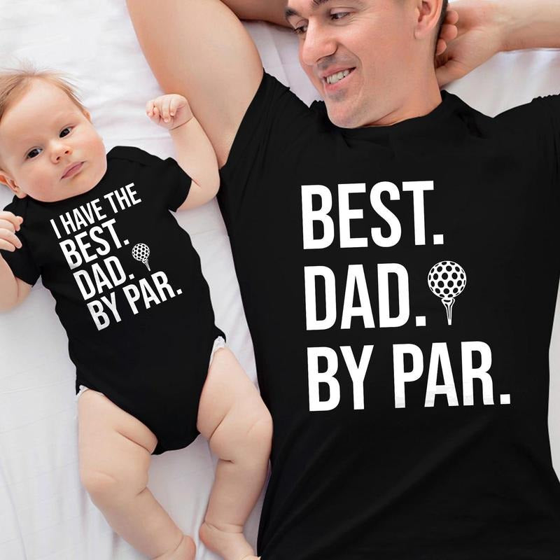 Funny New Daddy Best Dad Par Shirt Matching Baby Daddy Me Matching Golf Dad Golf Lover Dad T-Shirts, Hoodie, Sweatshirt - T-Shirt, Sweatshirt, Hoodie