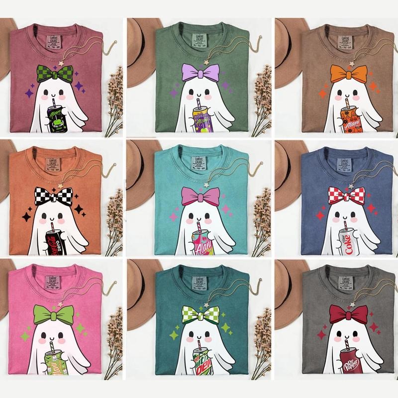 Funny Ghost Drinking Halloween Shirt Diet Coke Ghost Funny Skeleton Pepper Drinking Lover Shirt Spooky Ghost Shirt T-Shirts, Hoodie, Sweatshirt - T-Shirt, Sweatshirt, Hoodie