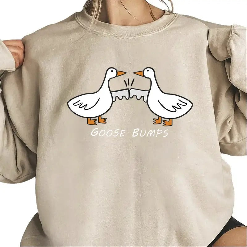 Funny Goose Bumps Hunting Season 90s Deer Dog Hunter Retro Cotton T-Shirts, Hoodie, Sweatshirt - T-Shirt, Sweatshirt, Hoodie