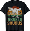 Funny Grandpa Shirt Grandfather Abuelosaurus Dinosaur Abuelo Saurus Vintage Menswear Casual Cotton Top T-Shirts, Hoodie, Sweatshirt - T-Shirt, Sweatshirt, Hoodie
