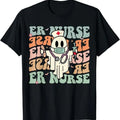 Funny Halloween Shirts Groovy Emergency Room Nurse Funny Halloween Costume ER Nurse Menswear Available Size S 5XL T-Shirts, Hoodie, Sweatshirt - T-Shirt, Sweatshirt, Hoodie