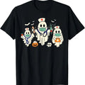 Funny Halloween Shirts Halloween Nurse Nursing Funny Health Worker RN Ghost Nurse Menswear Available Size S 5XL T-Shirts, Hoodie, Sweatshirt - T-Shirt, Sweatshirt, Hoodie