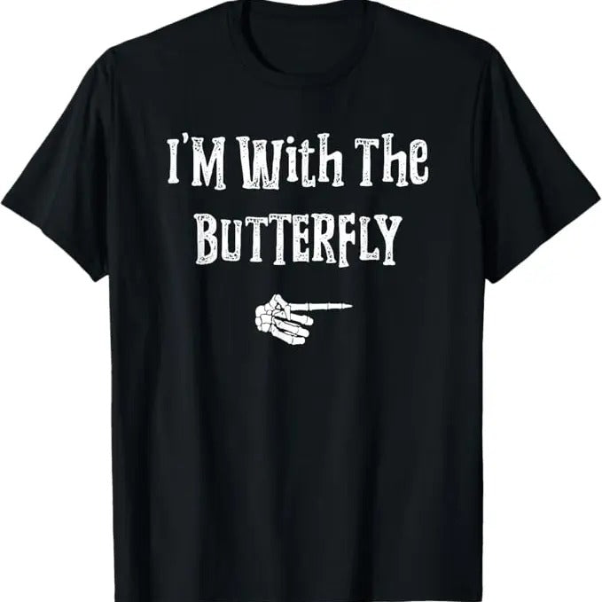 Funny Halloween Shirts I'M Butterfly Halloween Costume Funny Couples Matching Menswear Available Size S 5XL T-Shirts, Hoodie, Sweatshirt - T-Shirt, Sweatshirt, Hoodie