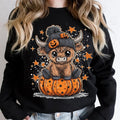 Funny Highland Cow Halloween Moo I Mean Boo Fall Cute Pumpkin Cow Trick Treat Retro Spooky Cow T-Shirts, Hoodie, Sweatshirt - T-Shirt, Sweatshirt, Hoodie