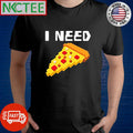 Funny I Need Pizza lego shirt Unisex T-shirt, Sweatshirt, Hoodie, Long Sleeve Tee - T-Shirt, Sweatshirt, Hoodie