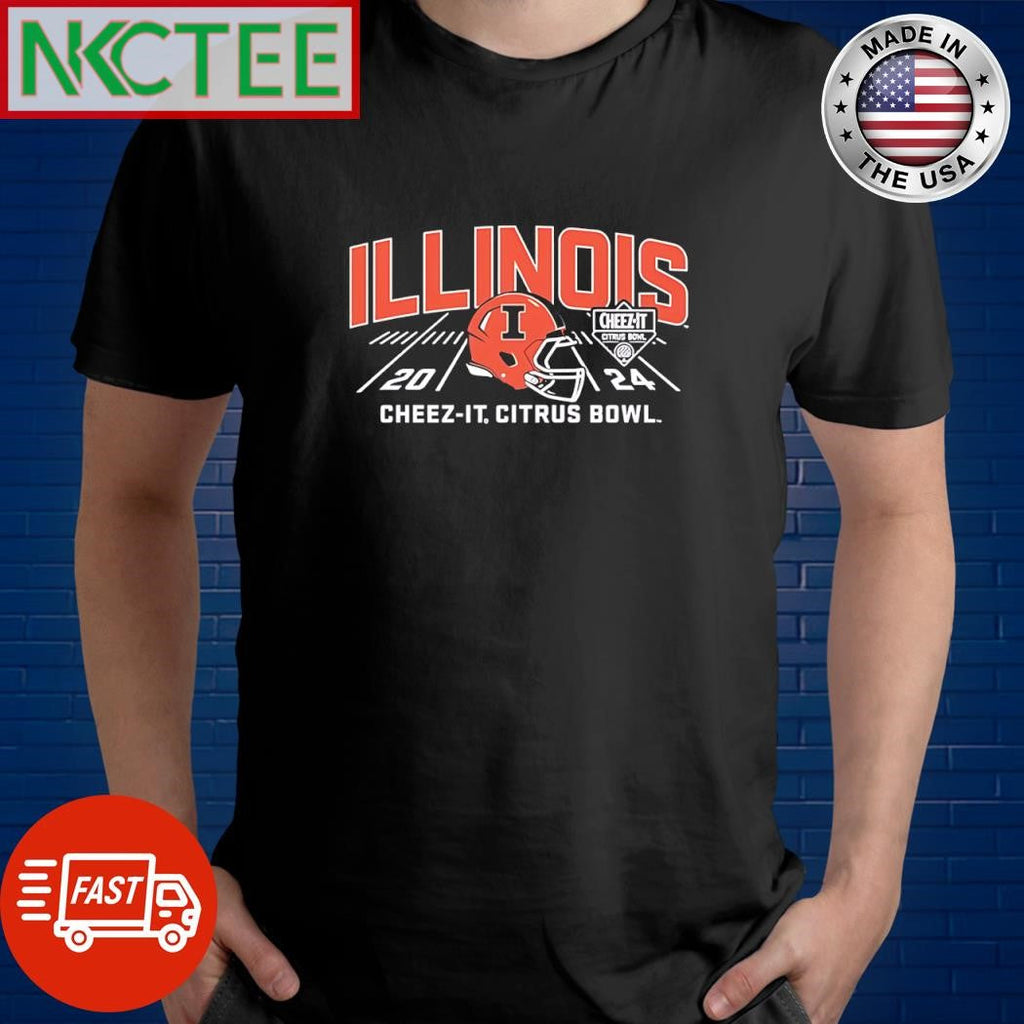 Funny Illinois Fighting Illini 2024 Citrus Bowl Bound helmet shirt Unisex T-shirt, Sweatshirt, Hoodie, Long Sleeve Tee - T-Shirt, Sweatshirt, Hoodie