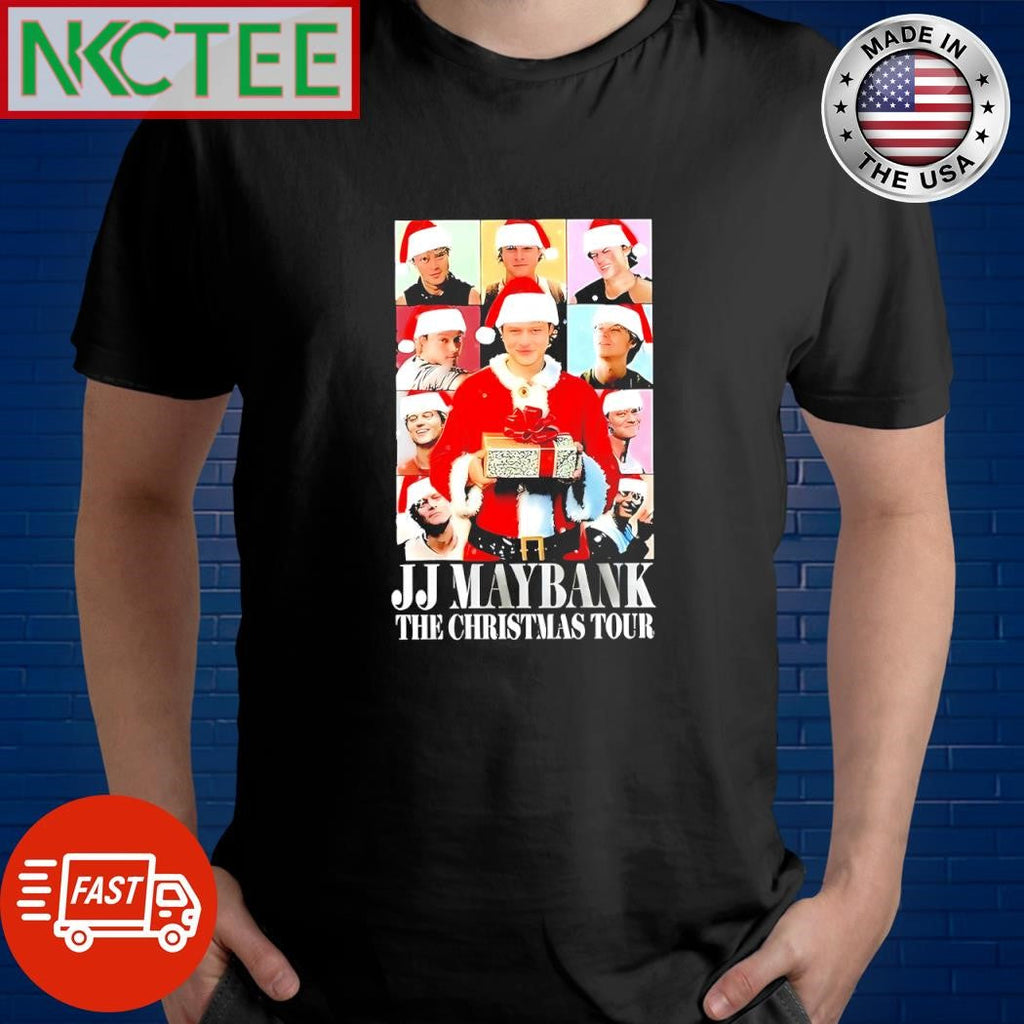 Funny JJ Maybank The Christmas Tour The Eras Tour shirt Unisex T-shirt, Sweatshirt, Hoodie, Long Sleeve Tee - T-Shirt, Sweatshirt, Hoodie