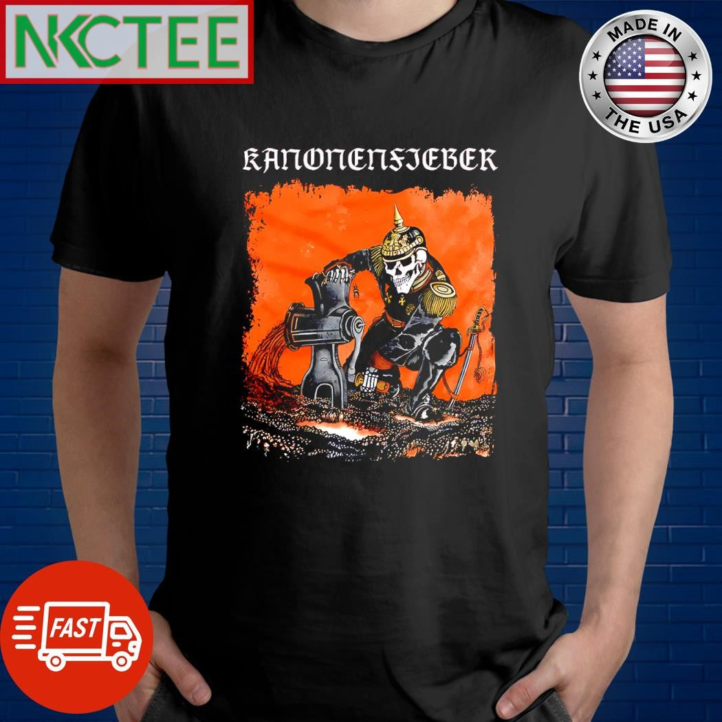 Funny Kanonenfieber Urkatastrophe skeleton shirt Unisex T-shirt, Sweatshirt, Hoodie, Long Sleeve Tee - T-Shirt, Sweatshirt, Hoodie