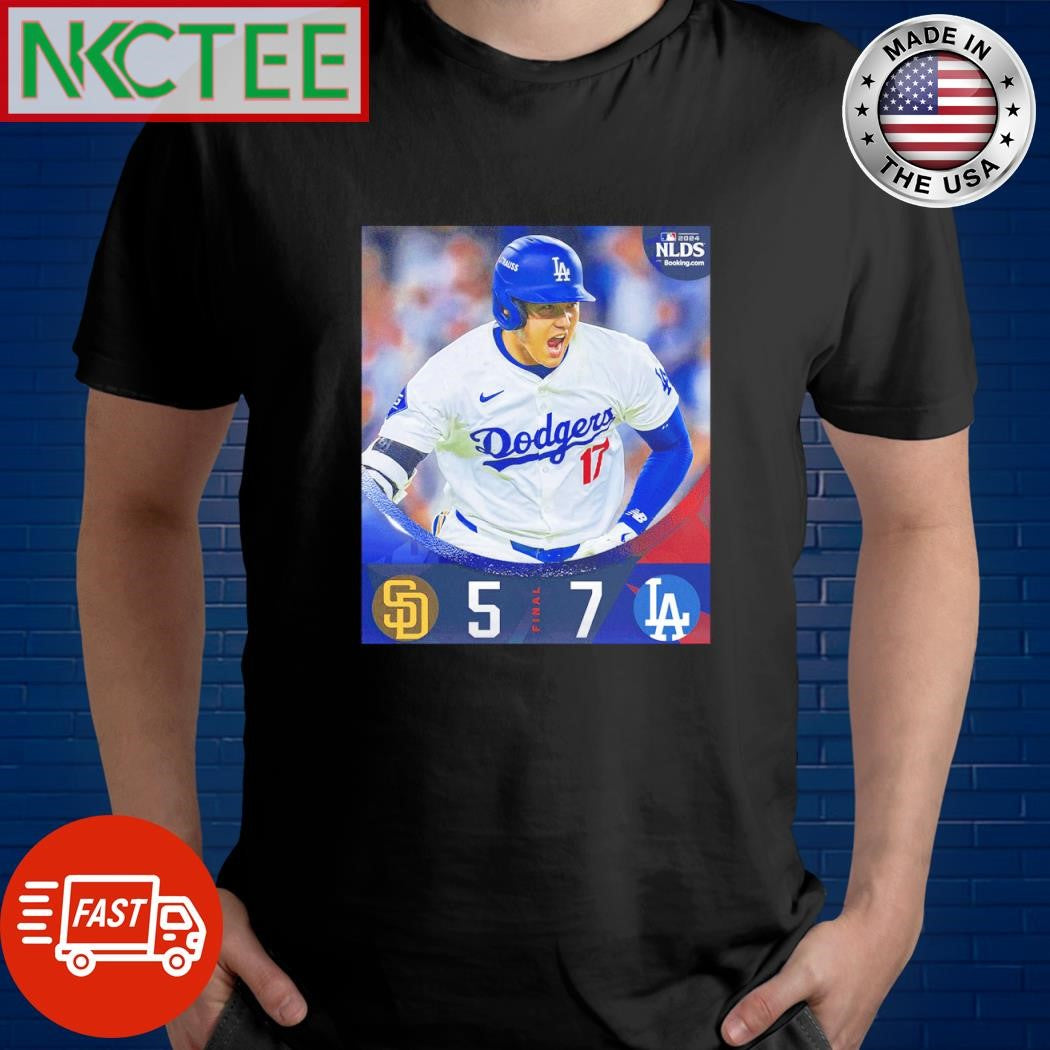 Funny Los Angeles Dodgers vs San Diego Padres final 7 5 shirt Unisex T-shirt, Sweatshirt, Hoodie, Long Sleeve Tee - T-Shirt, Sweatshirt, Hoodie