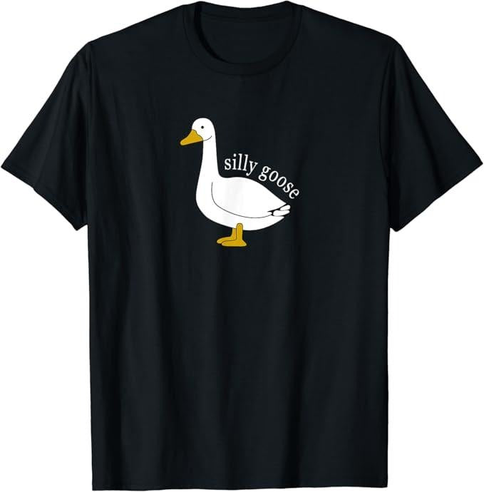 Funny Meme Shirts Funny Silly Goose Meme Cute Goose Menswear Top T-Shirts, Hoodie, Sweatshirt - T-Shirt, Sweatshirt, Hoodie