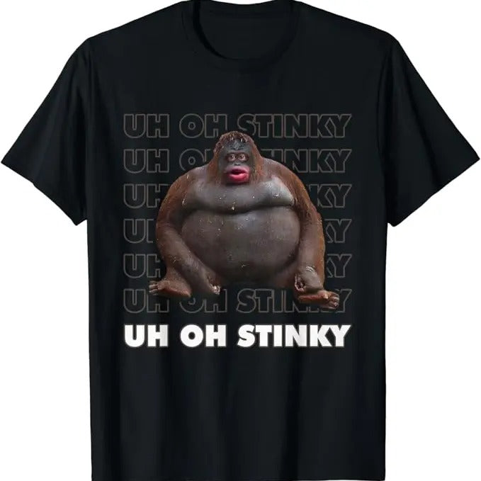 Funny Meme Shirts Uh Oh Stinky Funny Menswear Top T-Shirts, Hoodie, Sweatshirt - T-Shirt, Sweatshirt, Hoodie