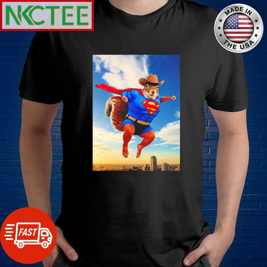 Funny Pnut Superman paint shirt Unisex T-shirt, Sweatshirt, Hoodie, Long Sleeve Tee - T-Shirt, Sweatshirt, Hoodie