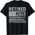 Funny Retirement Shirts Retired 2024 Decoration Retirement Menswear Top Casual Cotton T-Shirts, Hoodie, Sweatshirt - T-Shirt, Sweatshirt, Hoodie